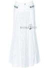 MET Boho G360 B143 Riflová sukně Bianco